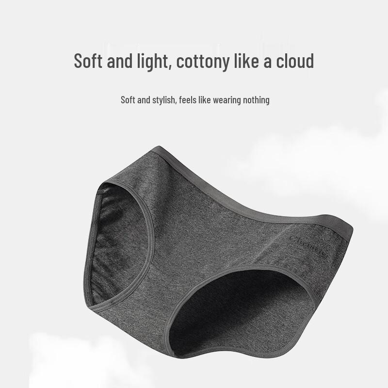 Christies Women's 10A Antibacterial Cotton Low-Waist Seamless Breathable Underwear 4-Pack