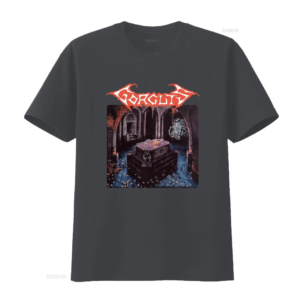 Gorguts Considered Dead T Shirt Heavy Metal Band Art Print Gothic Cemetery Design Premium Quality for Rock Fans Vintage Washed