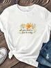 Women's Spring Summer Crew Neck Short Sleeve T-Shirt, Floral "All You Need Is Love And A Dog" Slogan Graphic Print, Casual Daily Outfit, Great Gif