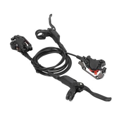2pcs Electric Bike Hydraulic Disc Brakes 4 Piston Front Rear Oil Pressure Disc Brake Set for Modification