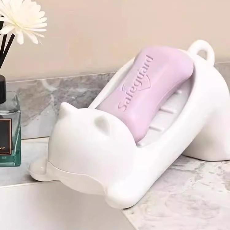 5 Yuan Off for Newcomers: No-Punch Suction Cup Soap Dish Holder with Creative Wall-Mounted Design
