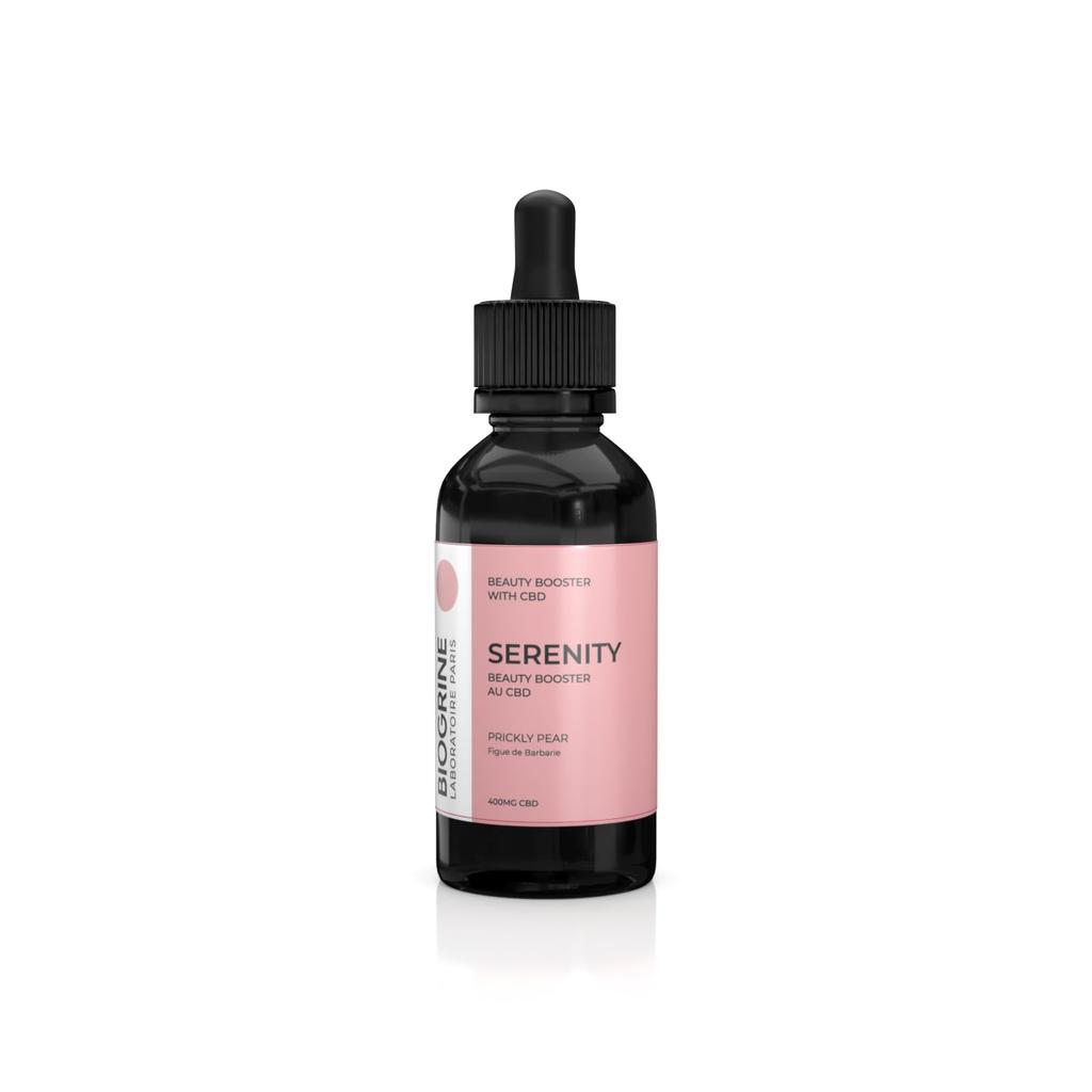 BIOGRINE SERENITY Beauty Booster mit CBD|400 mg CBD-15 ml|Antioxidans|Feigenkaktus|Glättung, Straffung, Mischhaut|Intensive Ausstrahlung