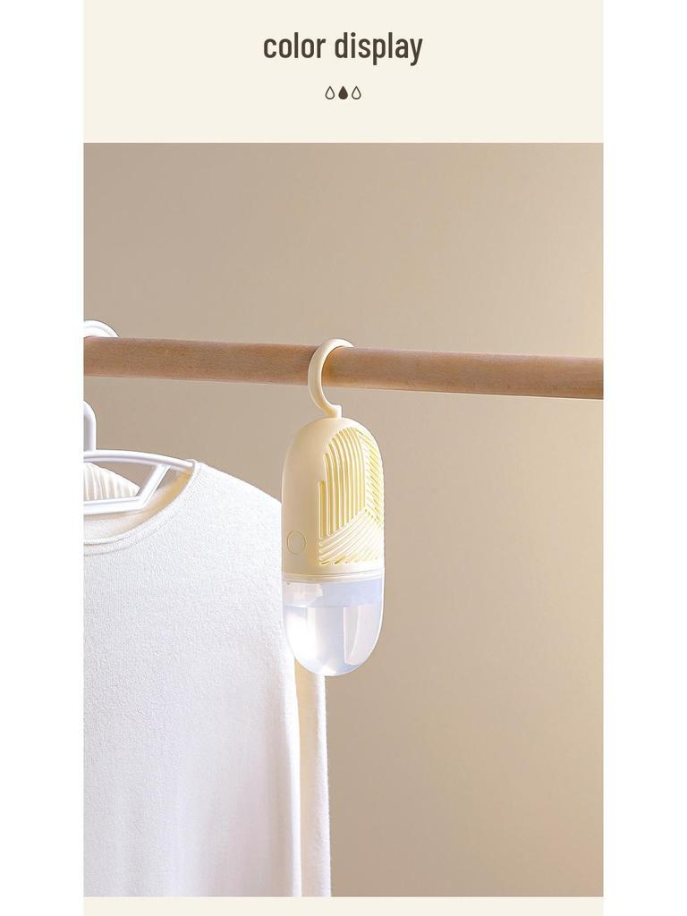 Hanging Wardrobe Dehumidifier Bag - Moisture Absorber for Indoor Use