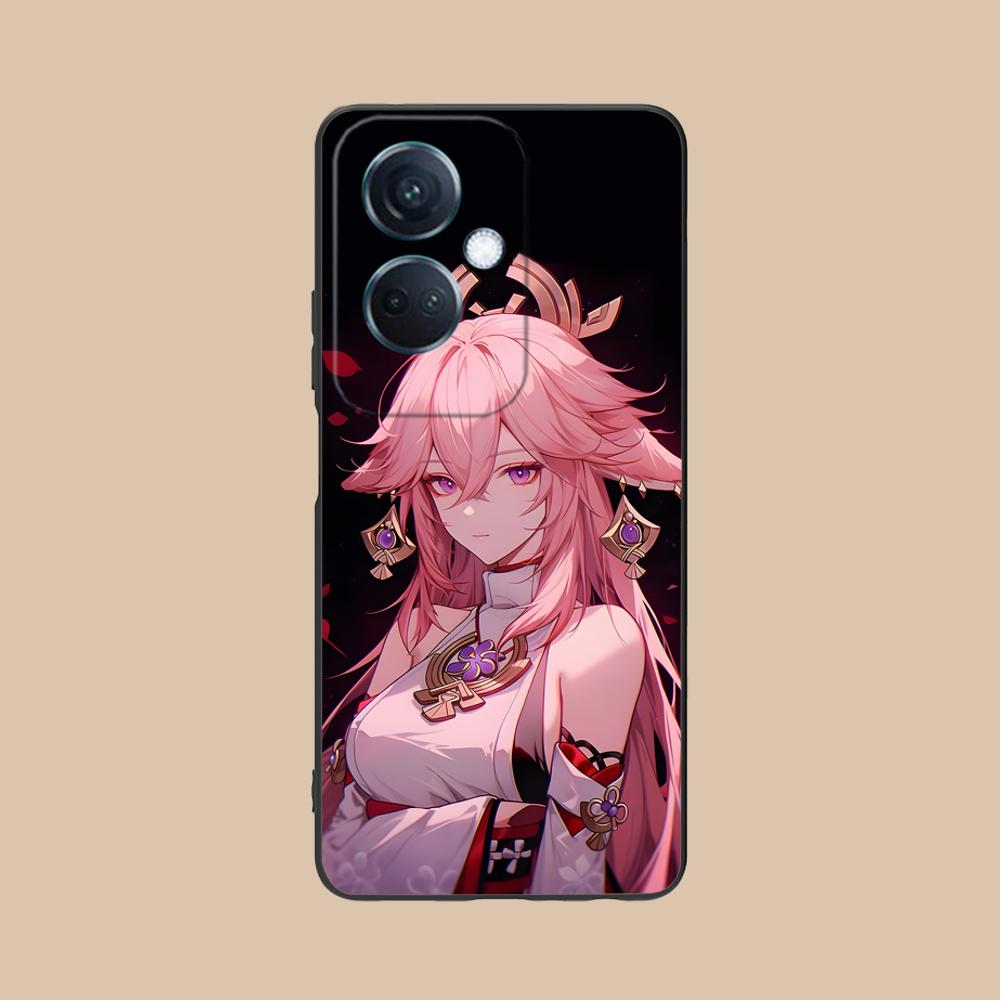 

Game GI Miko Matte TPU Mobile Phone Case for OPPO Find X9 X8 X7 X6 X5 X3 X2 Plus s Pro Ultra Lite Colorful Printing Cover OPPO Find X2 Pro