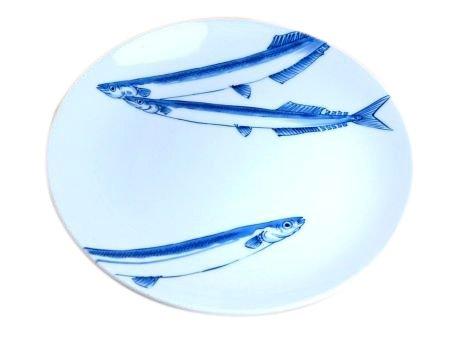 

плоская тарелка тихоокеанской сайры [Arita ware] 10 дюймов