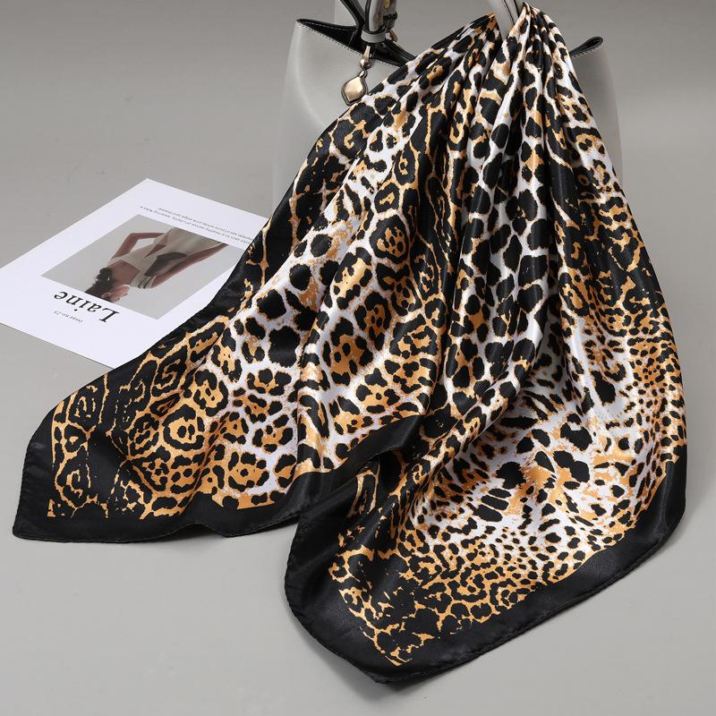 90 Square Scarves, Silk Scarves, Women's New Spring and Summer High-end Sense Versatile, Thin Scarves, Shawls Outside