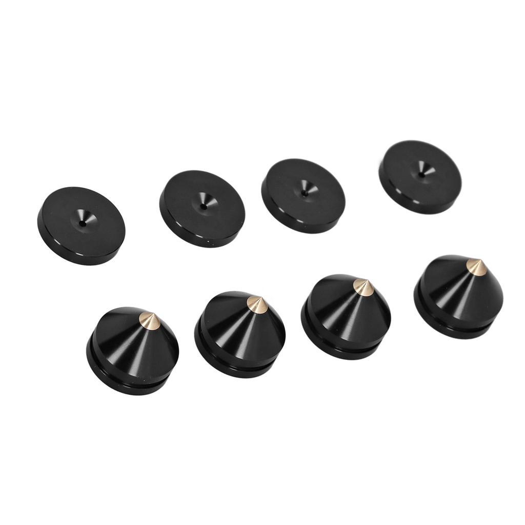 4 Set Speaker Spikes Floor Protector Metal Speaker Isolation Stand Feet Pad for Home