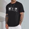 Women Men Cotton T Shirt Round Neck Short Sleeve Tee Fashion Black White Top Comfortable Soft T-Shirts