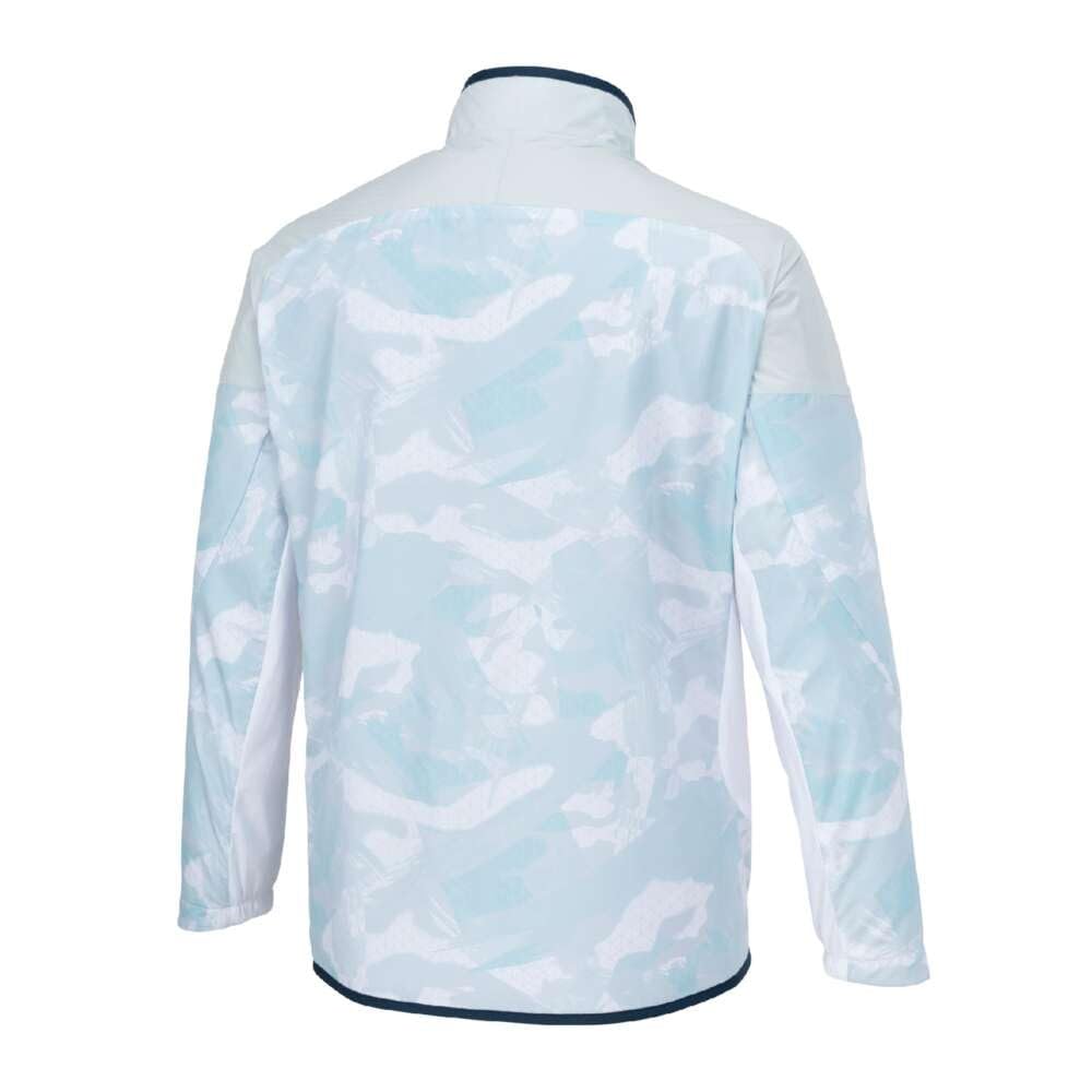 Atmungsaktiver Thermo-Wärmer Trainingsgröße S Jacke, Feuchtigkeitsableitend, Wärmeerzeugend, Wasserabweisend, Winddicht, Gebürstet, Weiß, (Produktcode 32MEB541)