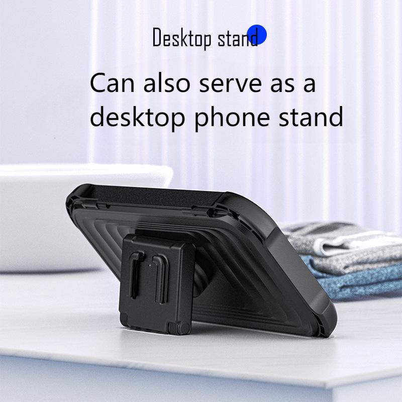 Waterproof Fog-proof Bathroom Mobile Phone Holder Wall-mounted Mobile Phone Box with 360° Rotation for Shower and Bathrooms