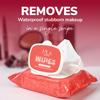 Mila Beauté Makeup Remover Wipes 25 Wipes Each - Pack of 2 | Hydrating & Refreshing Facial Wipes With Rosewater & Vitamin E | Removes Waterproof Ma