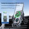 Universal Magnetic Wireless Car Charger & Phone Holder with Cooling and Fast Charging
