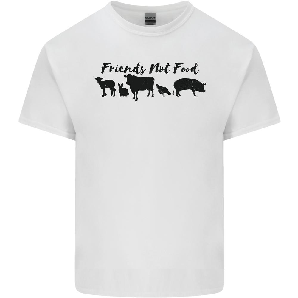 Vegetarian Animals Friends Not Food Vegan Kids T-shirt Childrens XXXL