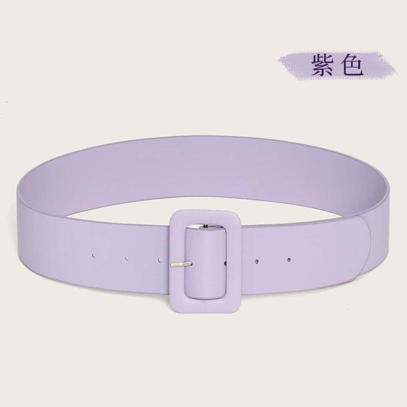 Wide Pu Chic Waist Belt For Women With Buckle Ideal For Flattering Dress Styles