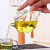 Transparent Glass Teapot 200ml Heat Resistant Kung Fu Tea Set Mini Small Teapot with Puerh Filter
