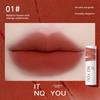 Itnq You Dual-Use Velvet Lip Mud for Lips and Cheeks, Matte Water Mist Finish, Non-Stick Cup, Moisturizing, Long-Lasting, Sweat-Proof Lip Gloss