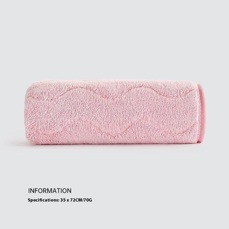 35x75cm Coral Fleece Towel Super Highly Absorbent Bath Towel Quick Dry Lint-Free Hand Towel
