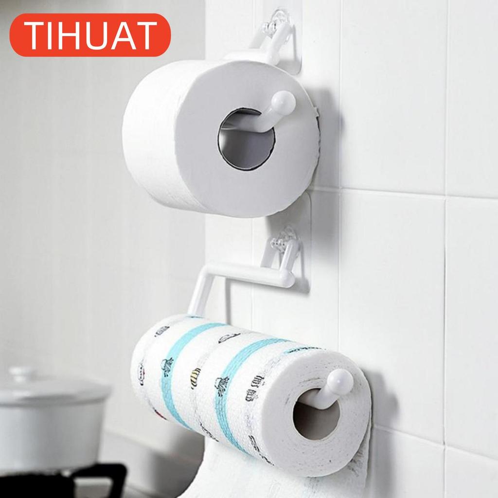 Hanging Rack Organizer for Kitchen Paper Towels or Toilet Paper In the Bathroom