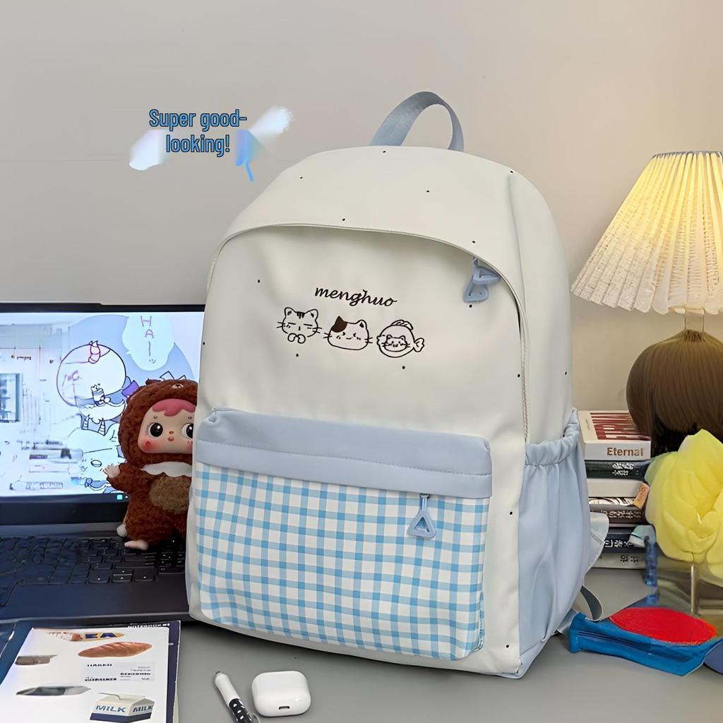 Japanese-Style Cute Backpack for Students: Lightweight, Double-Shoulder Bag for Elementary To High School Girls