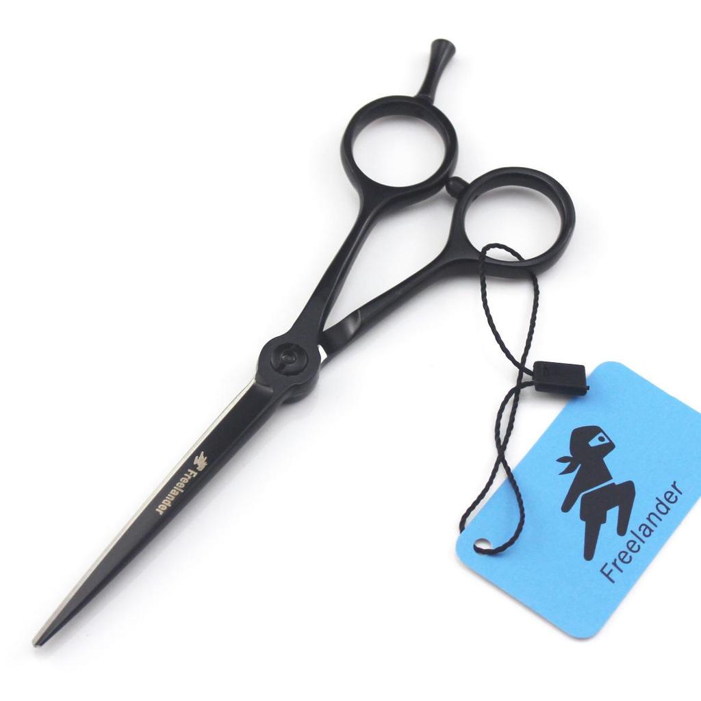 Shenxingzhe 5.5" Black Hairdressing Scissors - Straight Barber Shears