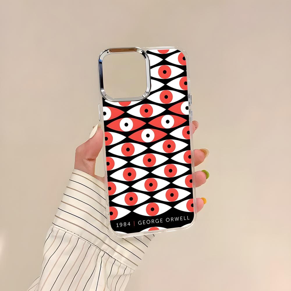 1984 George Orwell Phone Case For IPhone 17 Air 16 15 14 13 12 11 Pro Pro Max Plus Transparent Soft Cover