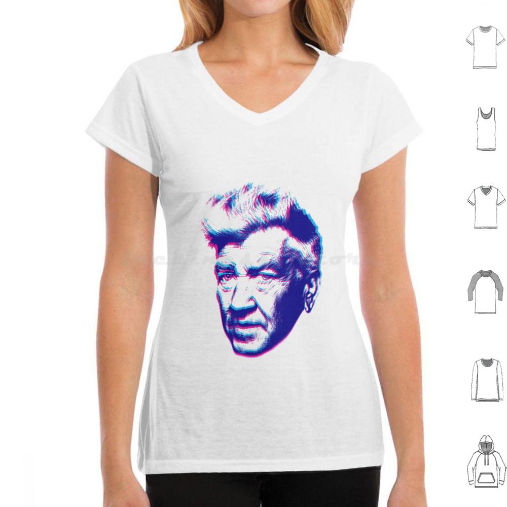 

Lynch T Shirt Cotton Men Women DIY Print Lynch Film American Cinema Filmmaker Director Mulholland Eraserhead Glitch Pattern 4XL