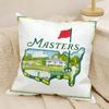 Win Honor M-Masters Golf Tournament 2 Pillow Case Natural Linen Double-Sided Printing Sofa Home Decor Cushion Cover