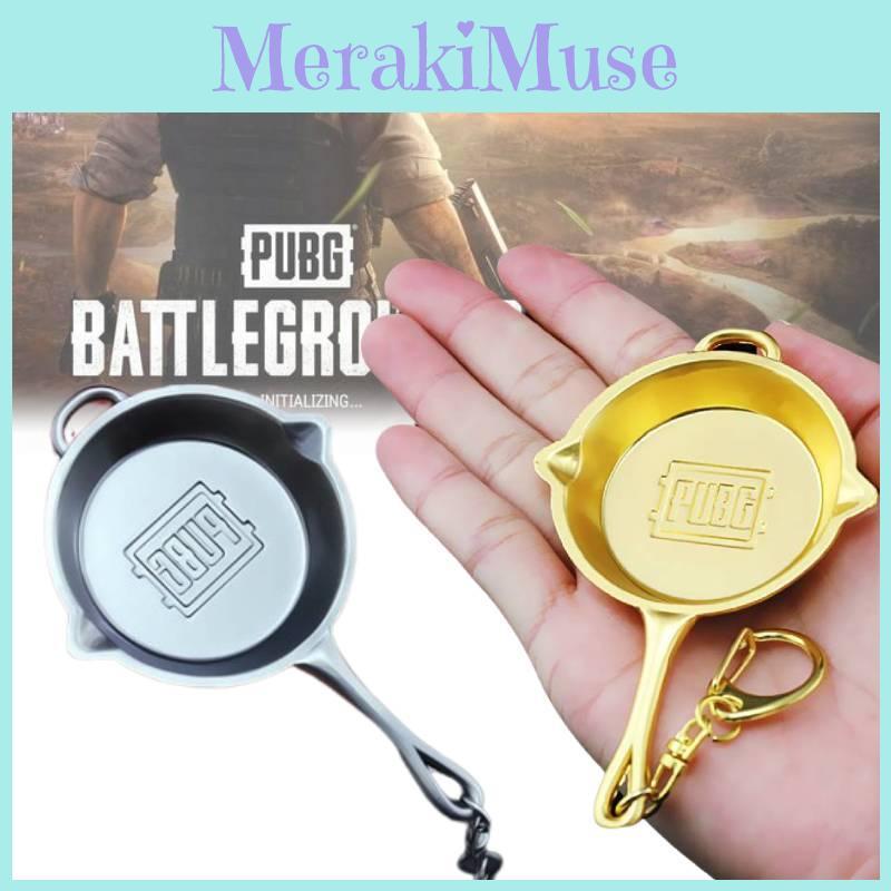 Chaveiro Panela PUBG de Liga de Zinco Premium Metal Souvenir Para Gamers e Colecionadores