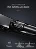 Changlin 502 Black Manganese Steel Large Portable Combat Shovel with Three-Fold Handle, Multi-Functional Outdoor Entrenching Tool.