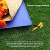 100Pcs Camping Tent Stake Heavy Duty Lawnmower Boundary Wire Stake Outdoor Garden Yard Patio Lawn Tarp Canopy Windproof Ground Spike Tent Peg