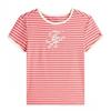 Womens/Ladies Embroidered Logo Regular T-Shirt