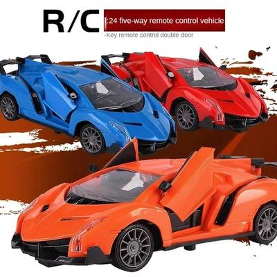 Double Door Remote Control Car Model 1:24 Five Way Electric Toy Remote Control Car Suitable for Children's Gifts
