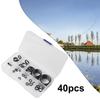 Rod Ring Wire Ring 4.7mm/6mm/7mm/7.9mm 40PCS Ceramic Outdoor
