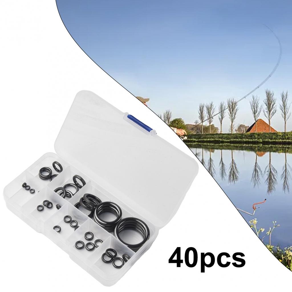 Rod Ring Wire Ring 4.7mm/6mm/7mm/7.9mm 40PCS Ceramic Outdoor