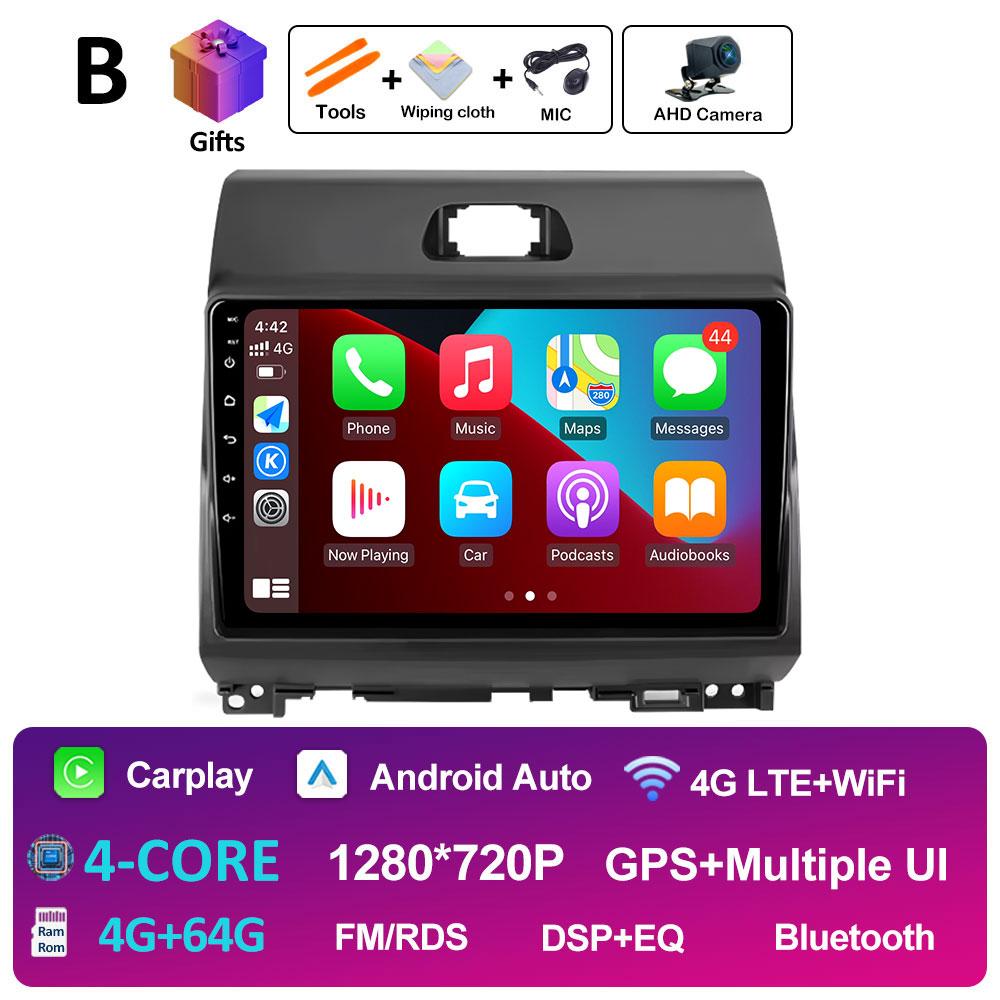 9 Inch Car Radio For KIA Ray 2011 2012 2013 2014 - 2017 Video Player Wireless Carplay GPS Navigation Cooling Fan Auto Tools WIFI