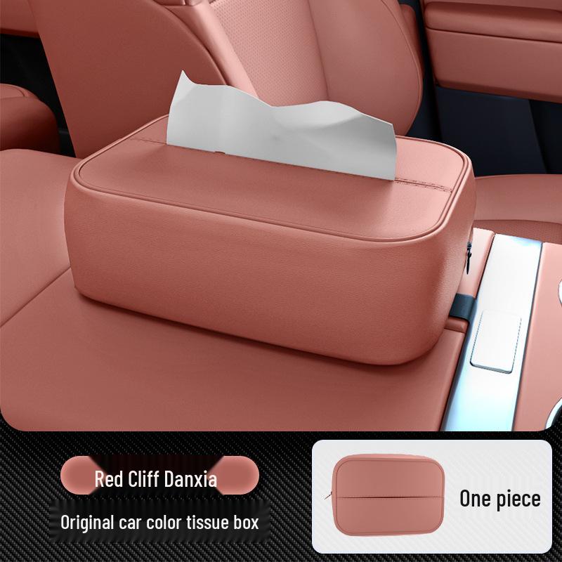 Compatible with Hao Bo HL Tissue Box 25: Car Armrest Hanging Tissue Bag for Seat Back