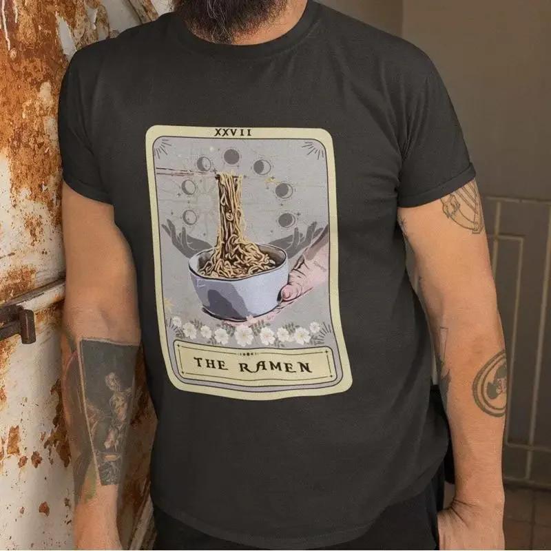 The Ramen Tarot Card T Shirt Food Lover S разноцветный