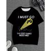 European sizes Trendy Summer 3D T-Shirt for Men / Gaming Console Graphic / Stylish English Letters / Plus Size