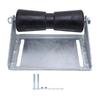 Heavy Duty Boat Trailer Rollers with Bracket Galvanized Steel Rubber Keel Effort Saving Assembly Kit for Smooth Watercraft Trans