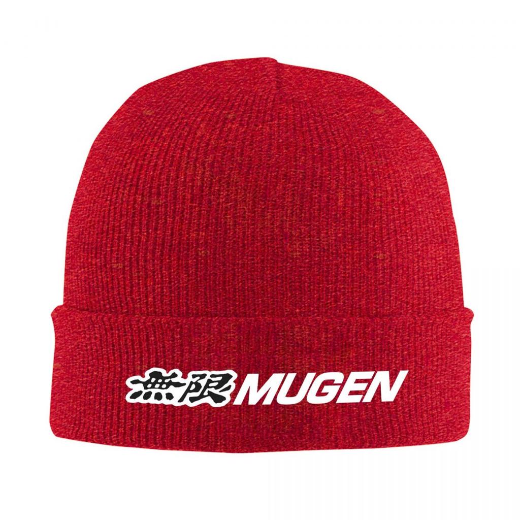Mugen Motorsports Power Warm Knitted Cap Hip Hop Bonnet Hat Autumn Winter Outdoor Beanies Hats for Men Women Adult
