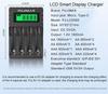 PUJIMAX LCD Intelligent Display Charger PJ-LCD005 for 1-4 AA/AAA Ni-MH/Ni-CD Batteries