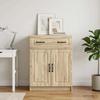 Sideboard in Sonoma Oak Finish 66 x 34.5 x 87 cm Engineered Wood