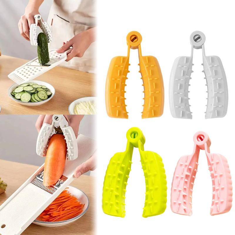 Plastic Finger Guard for Vegetable Slicer Hand Protection Safety Clip for Slicing Shredding Chopping Kitchen Accessory