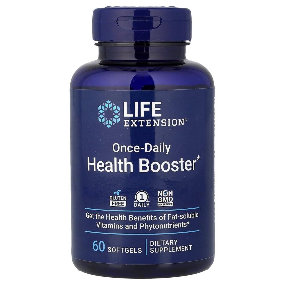 Health Booster Life Extension Once-Daily Softgels 60 Tablets 1 pcs