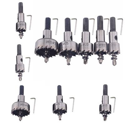 Versatile HSS Drill Bit Hole Opener 16 30mm Sizes for Steel Iron Aluminum