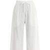 Shop  Women S waiSt Strap Linen Wide pantS Black Pic Wpt 11877