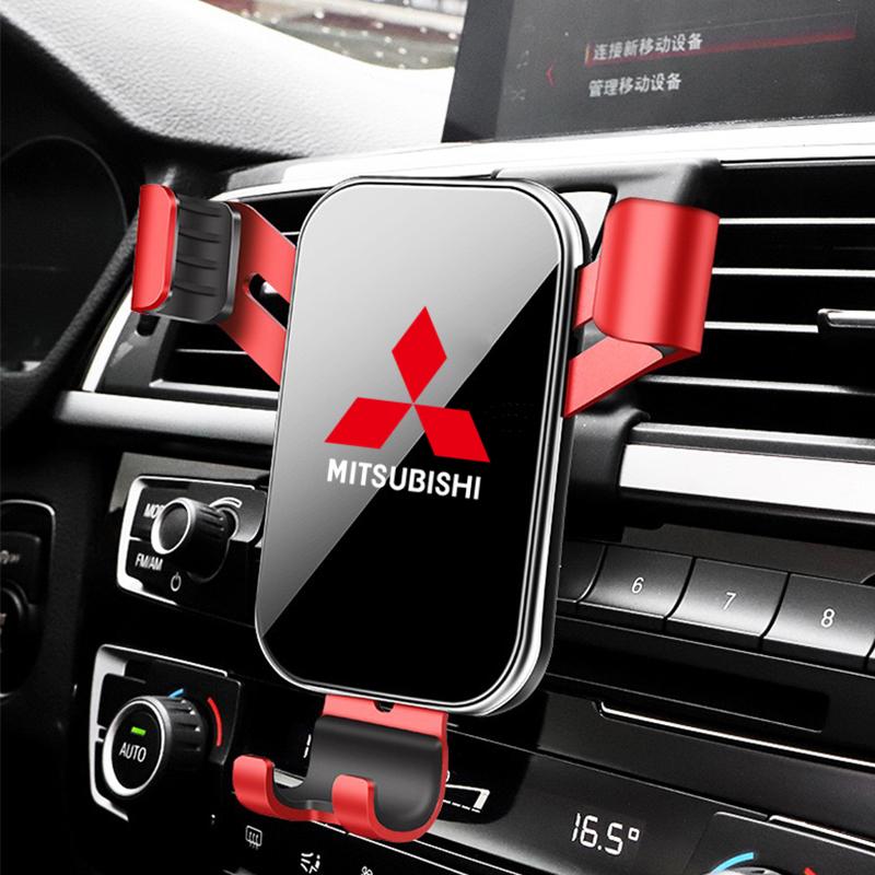 Universeller Handyhalter Auto Smartphone Ständer Clip für Mitsubishi Pajero Sport Eclipse Cross L200 Colt Delica Ralliart Triton Auto QC3