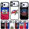 Haiti Haitian Flag Soft Phone Case for iPhone 17 16 15 14 13 Pro Max Back Cover for 12 11 Pro Coque