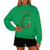 Ladies' Fashionable Casual Round Neck Long Sleeved Christmas Printed Hoodie