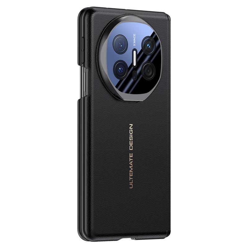 Applicable to Huawei matex6 mobile phone case magnetic suction X6 collector's edition lens holder x5 anti-drop hinge Internet celebrity men's leather
